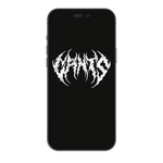 Metal Spellout - Wallpaper Black/White