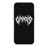 Metal Spellout - Wallpaper Black/White