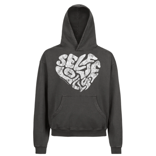 Vintage SLC - Hoodie - Front - Vintage Black